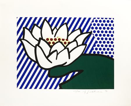 Sérigraphie Lichtenstein - Water Lily