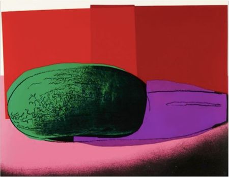 Sérigraphie Warhol - Watermelon (Space Fruit: Still Lifes - FS II.199)