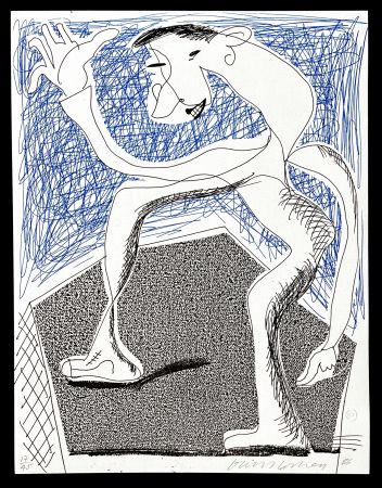 Aucune Technique Hockney -  Waving, April  1986