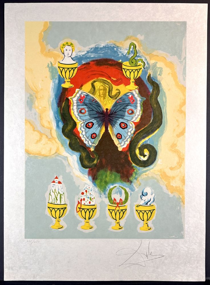 Lithographie Dali - Wealth Health Fame and Love