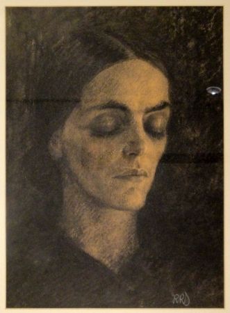 Aucune Technique Junghanns - Weiblicher Kopf (Mary Wigman)