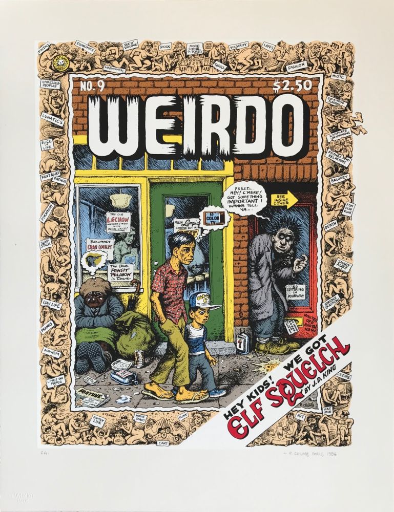 Sérigraphie Crumb - Weirdo