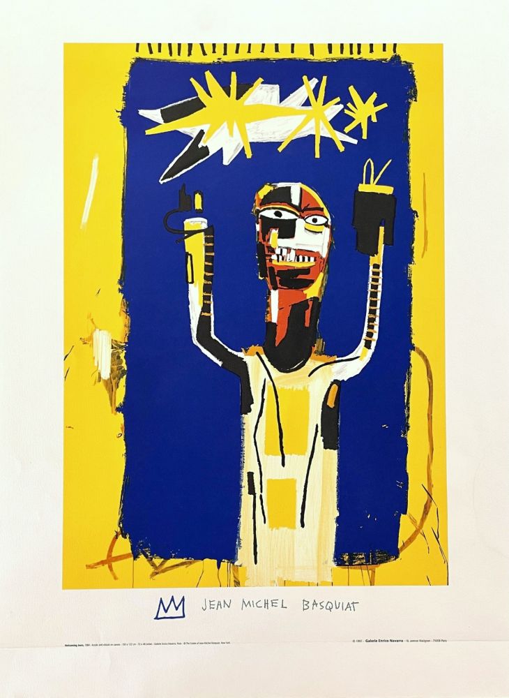 Lithographie Basquiat - Welcoming Jeers