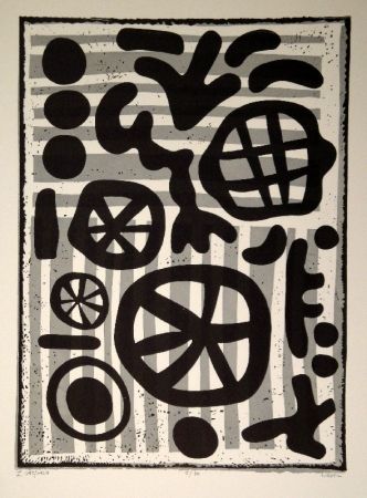Linogravure Nebel - Werknummer 595/1964