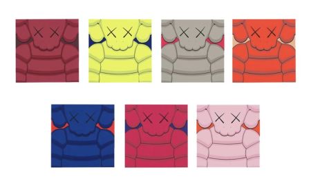 Sérigraphie Kaws - What Party - set of 7