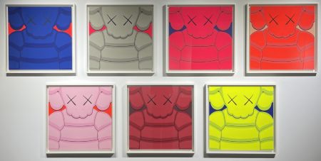 Sérigraphie Kaws - What Party (set of 7)