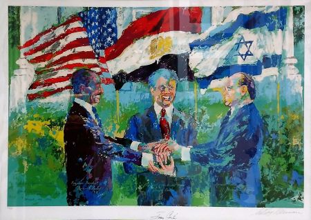 Sérigraphie Neiman - WHITE HOUSE SIGNING OF EGYPTIAN ISRAELI PEACE TREATY