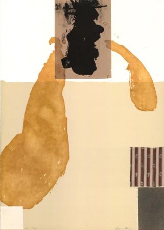 Lithographie Brown - White Square