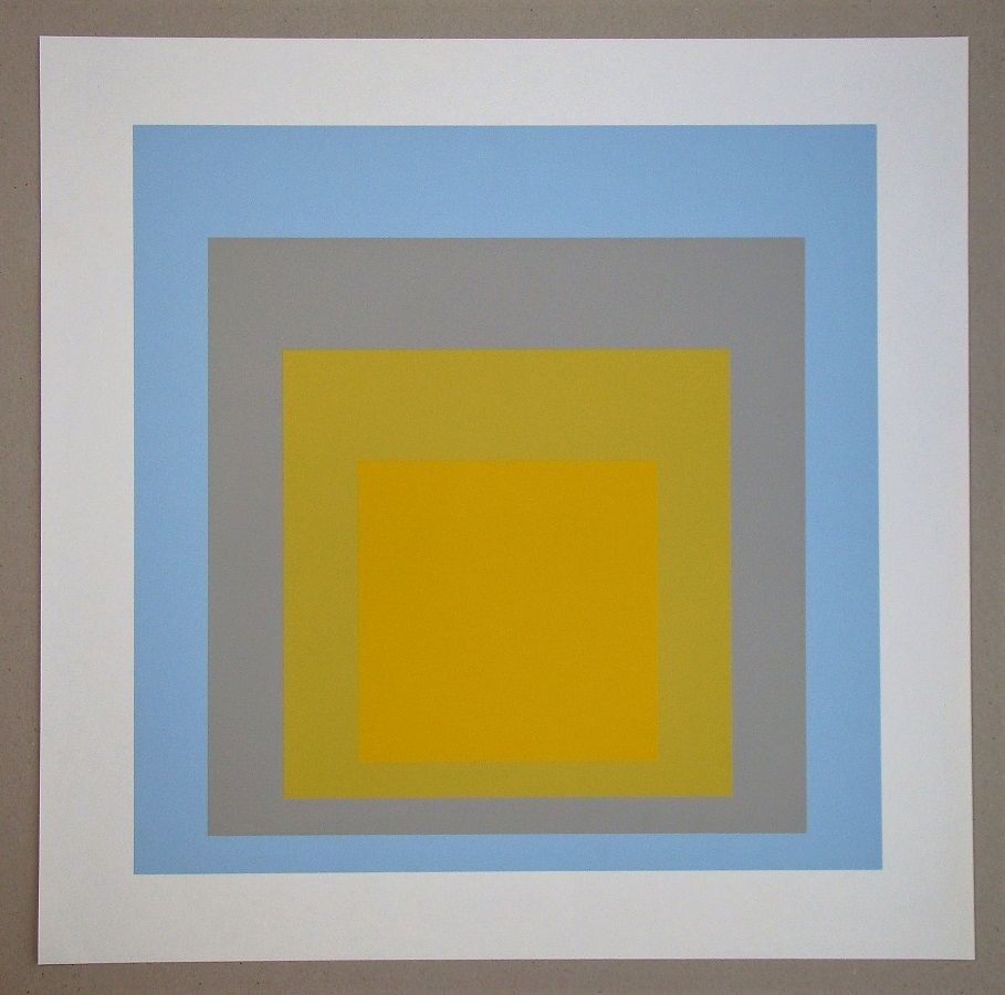 Sérigraphie Albers - Wide Light, 1962