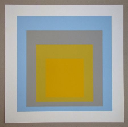 Sérigraphie Albers - Wide Light, 1962