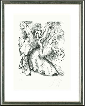 Lithographie Grass - Wilder Mann
