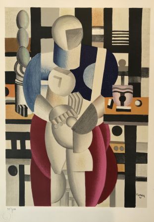 Lithographie Leger - Woman and Child (La femme et l'enfant)