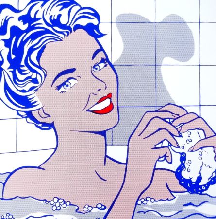 Sérigraphie Lichtenstein - Woman in bath
