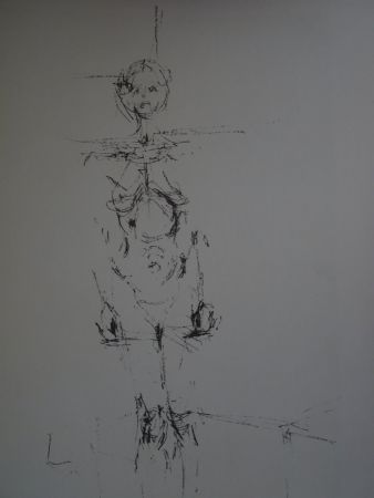 Lithographie Giacometti - Woman standing