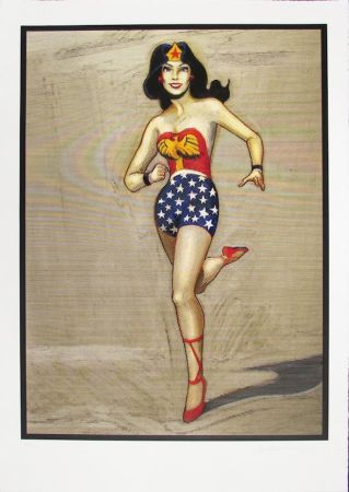 Gravure Sur Bois Ramos - Wonder Woman