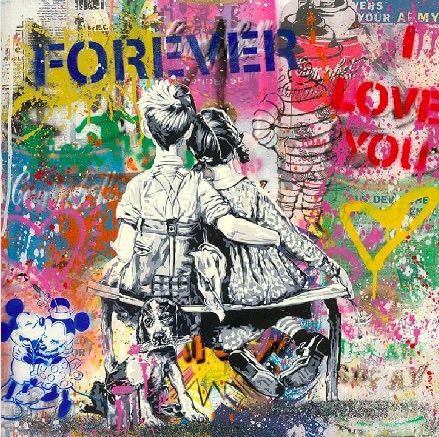 Sérigraphie Mr Brainwash - Work Well Together, 2020 
