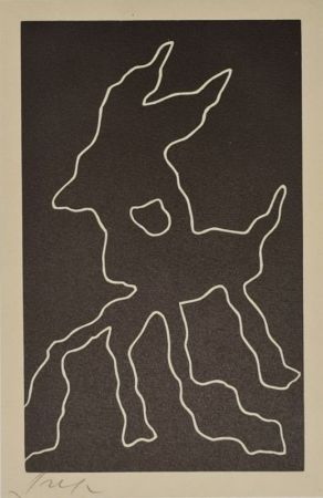 Gravure Sur Bois Arp - Wortträume - planche 1 