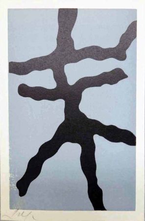 Gravure Sur Bois Arp - 