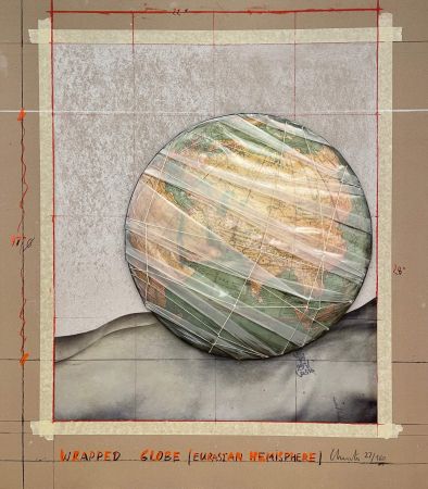 Multiple Christo - Wrapped Globe