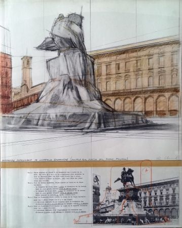 Multiple Christo - Wrapped Monument to Vittorio Emanuele ,