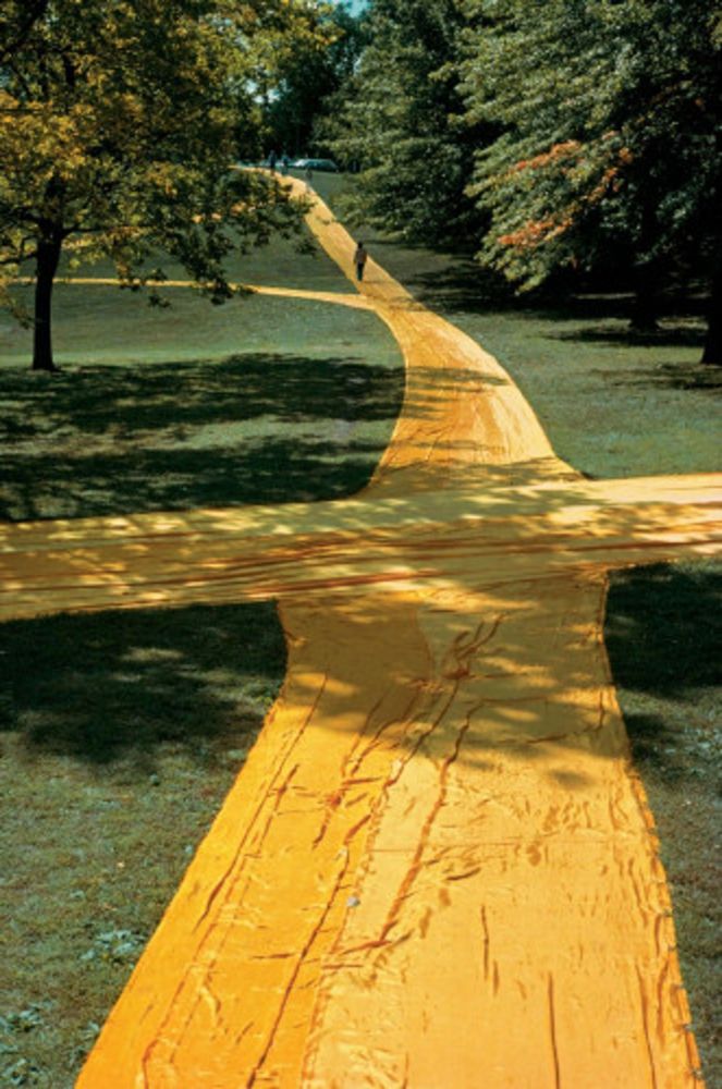 Photographie Christo - Wrapped Walkways Detail WW-451