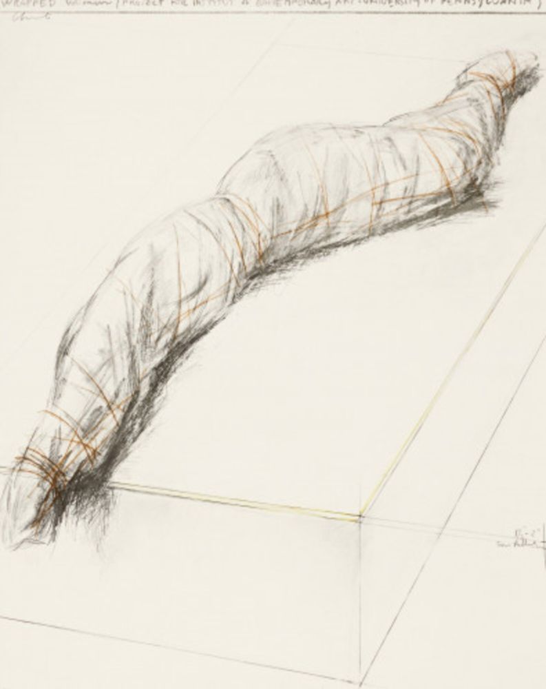Sérigraphie Christo - Wrapped Woman