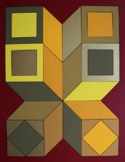 Sérigraphie Vasarely - XICO 6