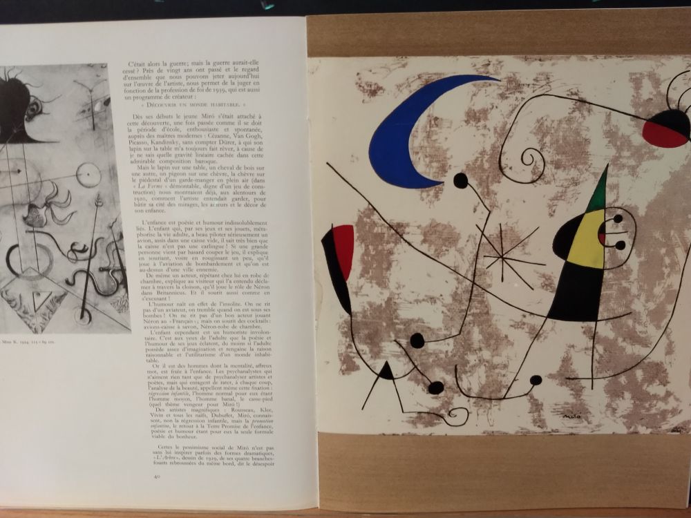 Livre Illustré Miró - Xxe No 8