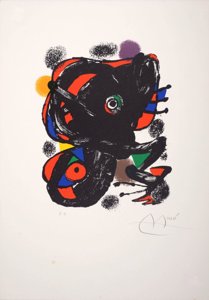 Lithographie Miró - XXe siècle (n°46), 1976 - Hand-signed!