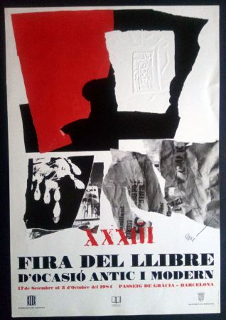 Affiche Clavé - XXXIII Fira del llibre d'ocasió antic i Modern