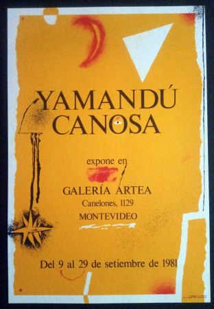 Affiche Canosa - Yamandú Canosa - Galeria Artea - Montevideo - 19