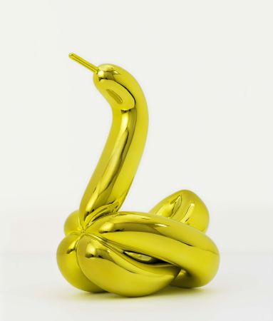 Aucune Technique Koons - Yellow Balloon Swan