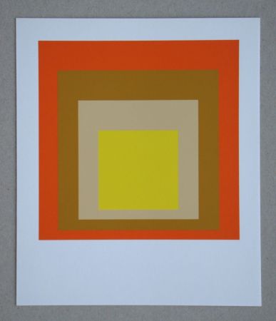 Sérigraphie Albers - Yes Sir