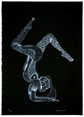 Lithographie Baudelocque - Yoga