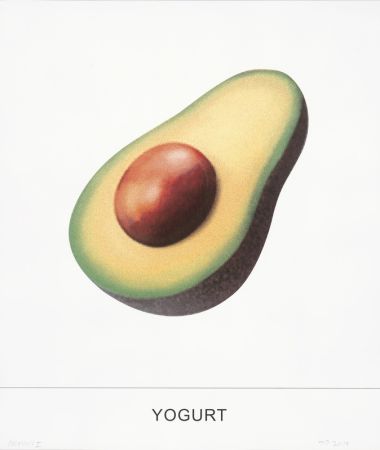 Sérigraphie Baldessari - Yogurt