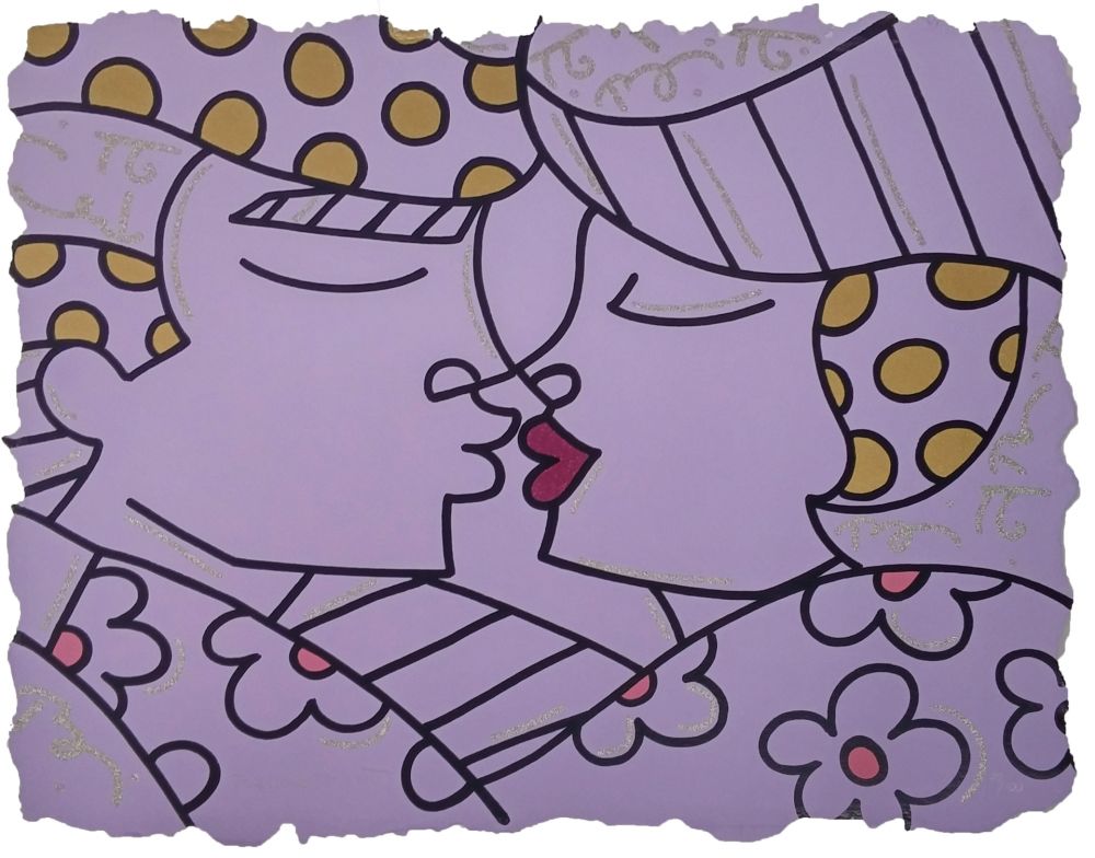 Sérigraphie Britto - YOU ARE SO WONDERFUL (PURPLE)