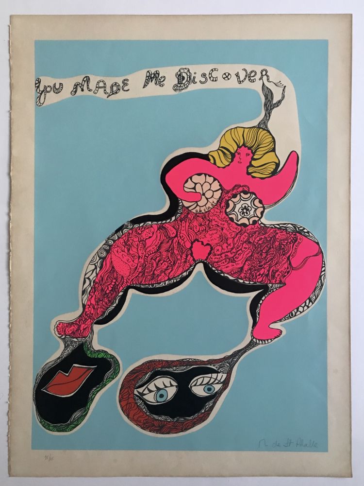 Sérigraphie De Saint Phalle - You made me discover (Nana power V)