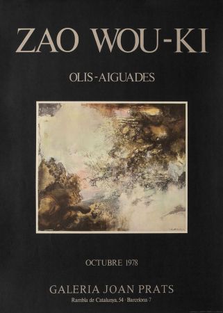 Affiche Zao - Zao wou ki - Joan Prats 1978