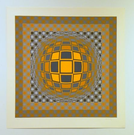 Sérigraphie Vasarely - Zeng