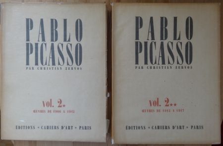 Livre Illustré Picasso - Zervos Vol 2 * & ** (1912-1917)