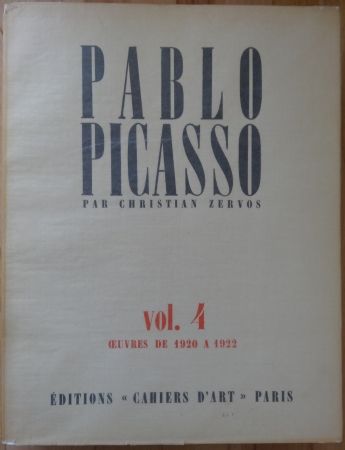 Livre Illustré Picasso - Zervos Vol 4 (1920-1922)