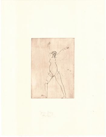 Gravure Beuys - Zirkulationszeit: Mädchen 