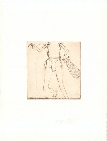 Gravure Beuys - Zirkulationszeit: Taucherin 