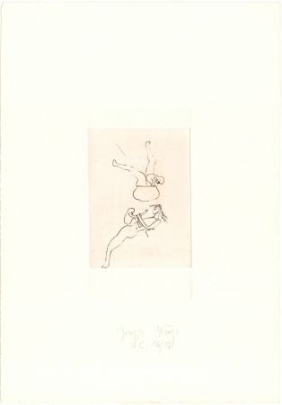 Gravure Beuys - Zirkulationszeit: Topfspiel  