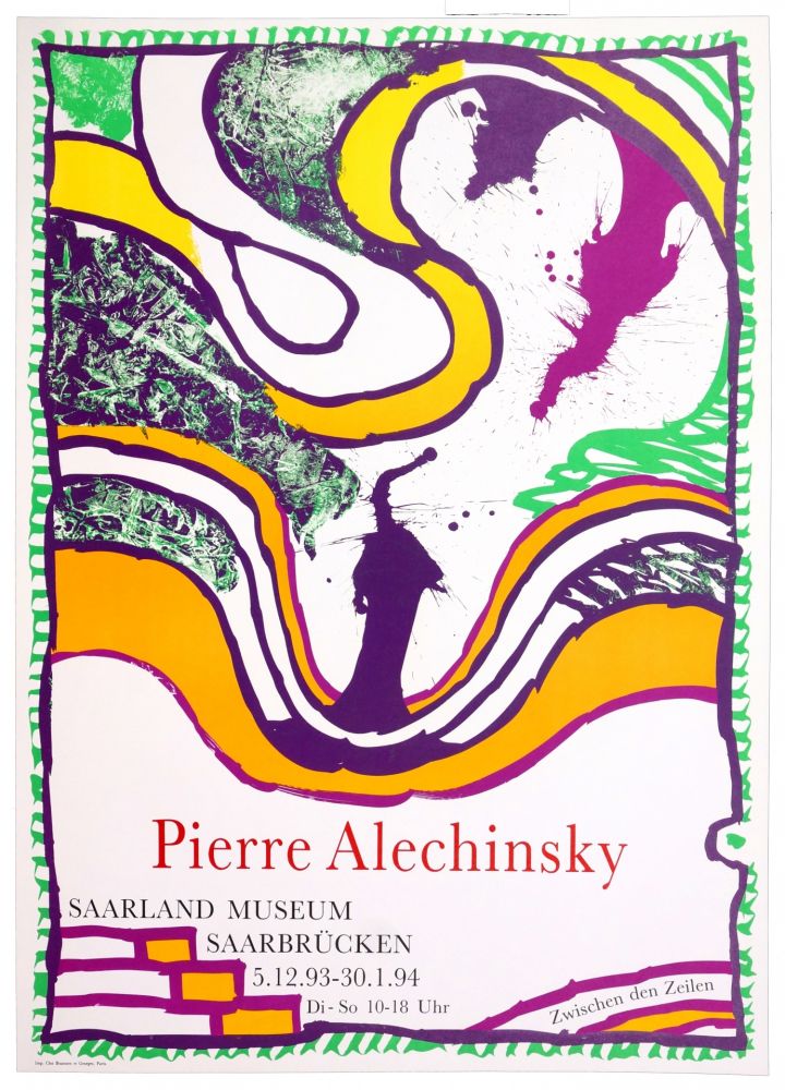 Affiche Alechinsky - Zwischen den Zeilen