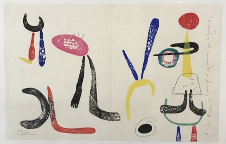 Gravure Sur Bois Miró - Á toute épreuve (Proof against all)