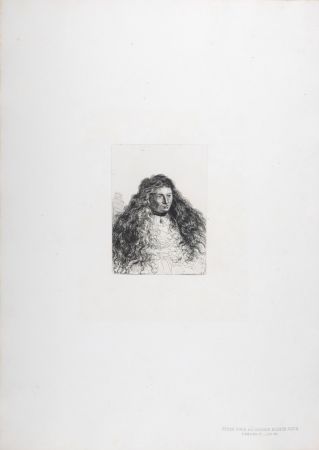 Héliogravure Rembrandt - Étude pour la grande mariée juive