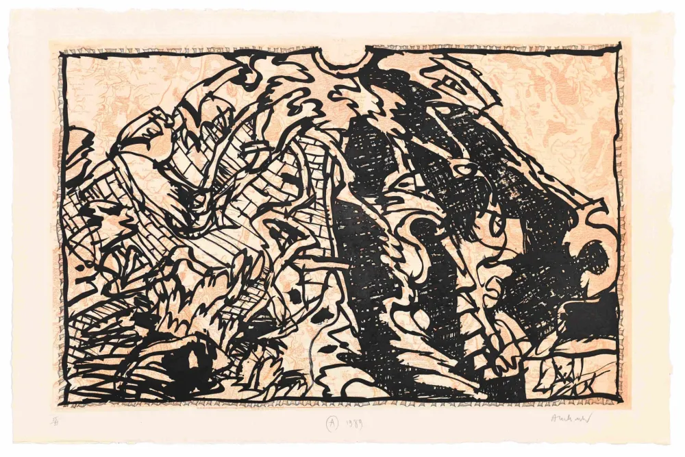 Eau-Forte Alechinsky - Le Fort de Touillon