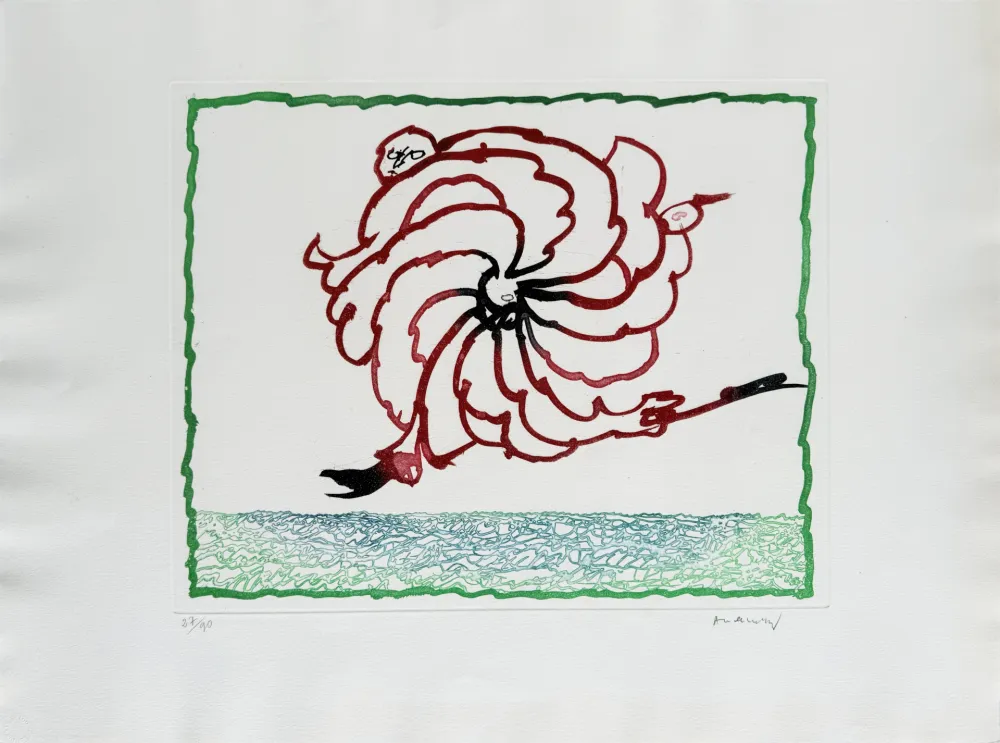 Eau-Forte Alechinsky - Sans titre