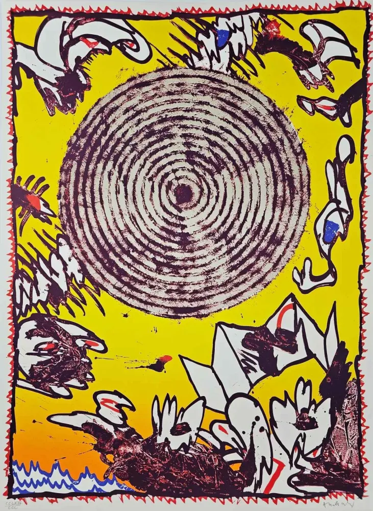 Lithographie Alechinsky - Seoul 